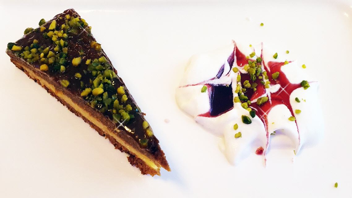 Ingwerkuchen, Limettencreme