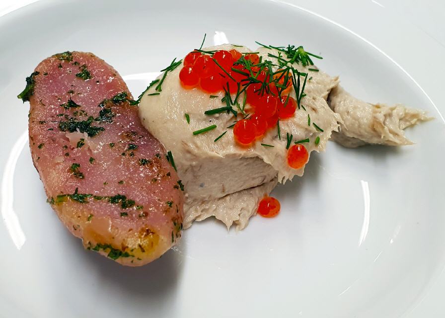 3. Gang, Makerel Pâté with Potato "Heiderot"