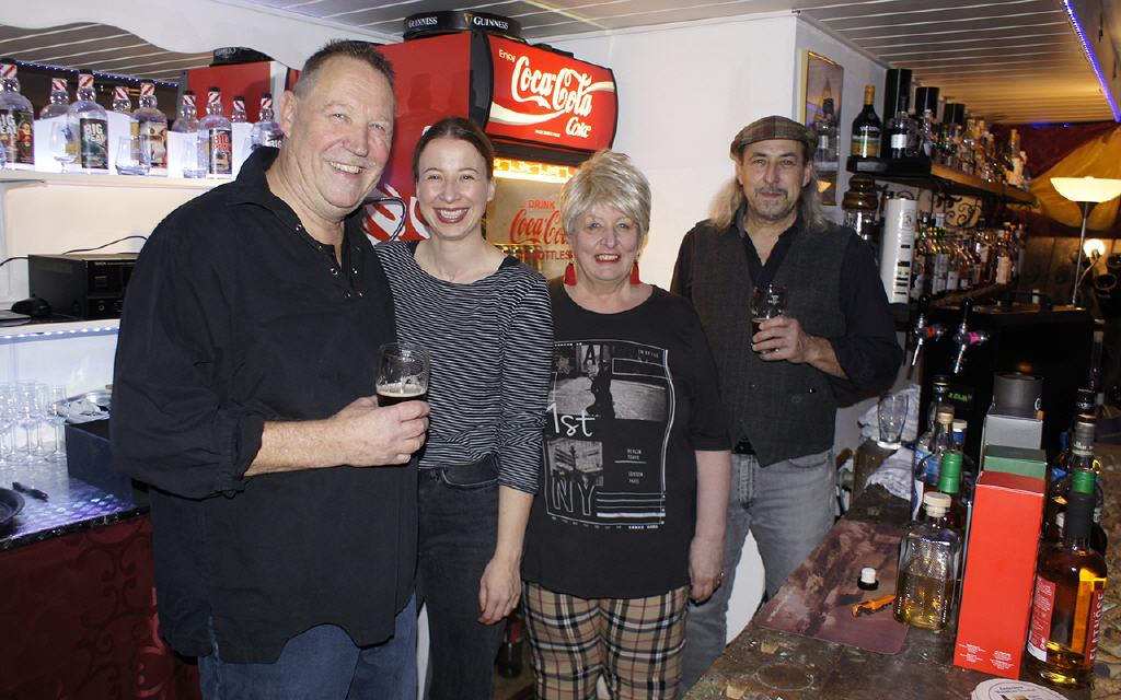 Das Team: Klaus, Saskia, Petra & Robby