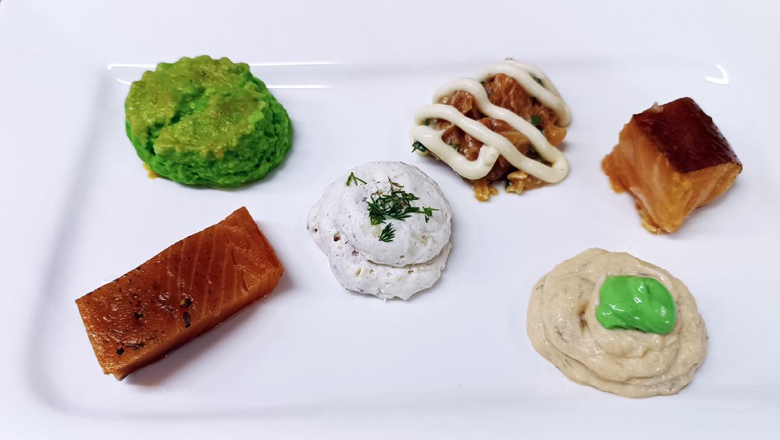 Smoked Salmon, Samon Tartar, Horseradish, Scone