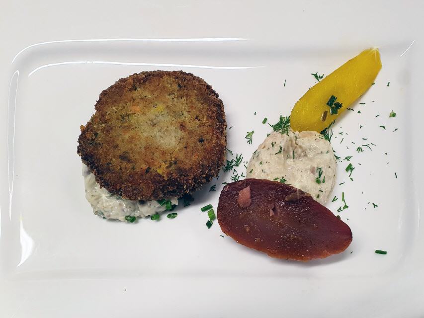 Scottish Fishcakes with Potatoes "Heiderot"