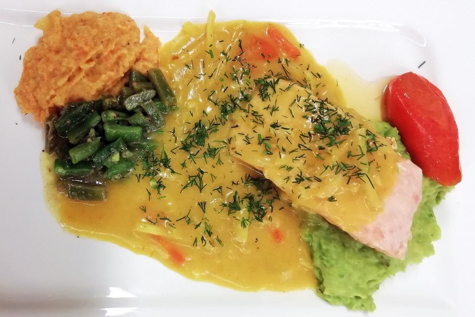 Alternative Hauptspeise mit Lachs